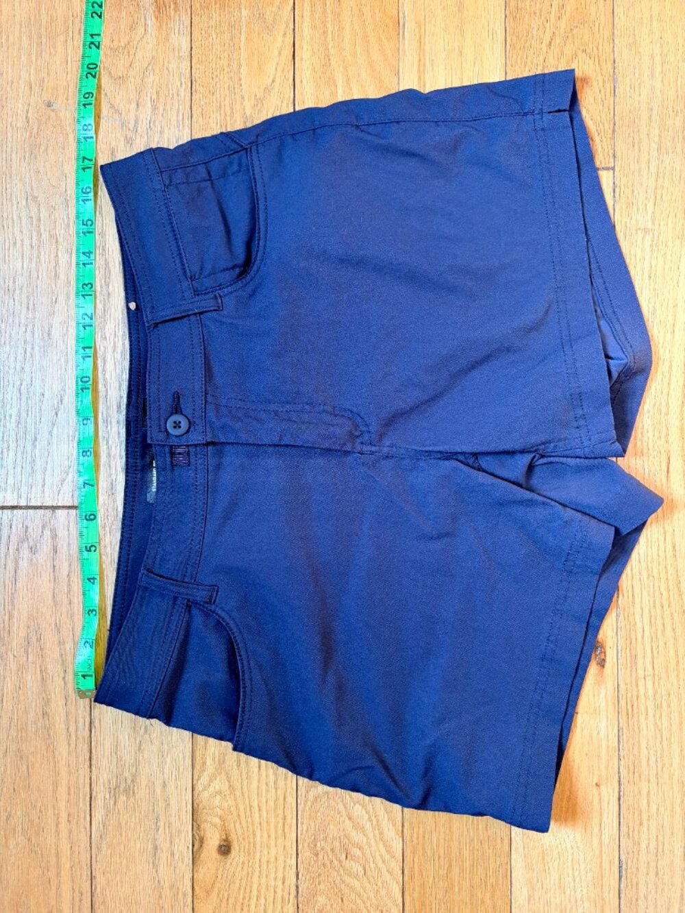 prAna Halle Shorts Women's Size 12 Navy Blue Outdoor Hiking - Picture 3 of 8